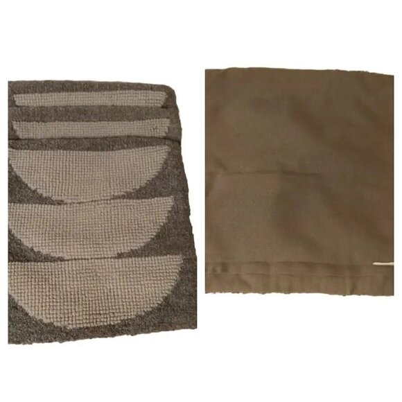Home Decor Set Of Three Gray Pillowcases Boho Tapestry Shag Rug Carpet Style - Picture 1 of 16